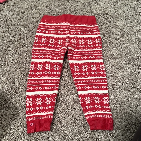 Snowflake leggings size 2T crazy 8 - Picture 2 of 2